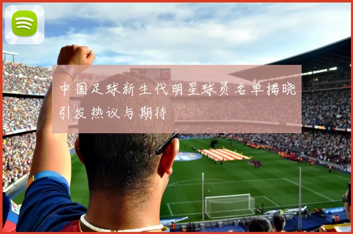 中国足球新生代明星球员名单揭晓引发热议与期待