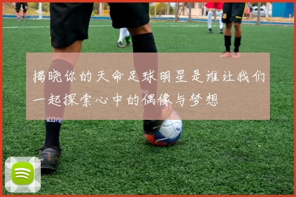 揭晓你的天命足球明星是谁让我们一起探索心中的偶像与梦想